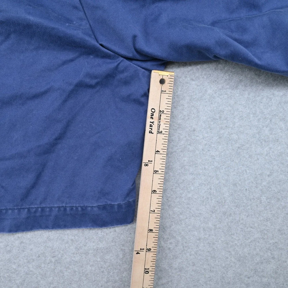 100% Cotton Polo Ralph Lauren Men 34 Blue Salinger Chino Shorts Relaxed Fit